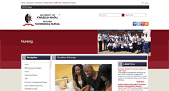 Desktop Screenshot of nursing.ukzn.ac.za