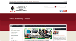 Desktop Screenshot of chemistrypmb.ukzn.ac.za