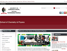 Tablet Screenshot of chemistrypmb.ukzn.ac.za