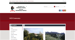 Desktop Screenshot of conservancy.ukzn.ac.za