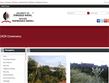 Tablet Screenshot of conservancy.ukzn.ac.za
