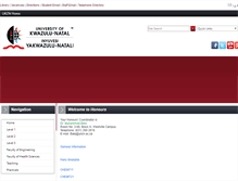 Tablet Screenshot of cheminnerweb.ukzn.ac.za