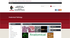 Desktop Screenshot of anatpath.ukzn.ac.za