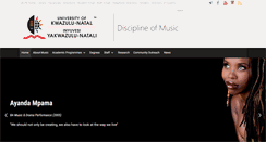 Desktop Screenshot of music.ukzn.ac.za