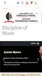 Mobile Screenshot of music.ukzn.ac.za