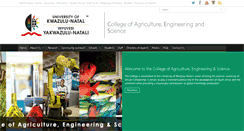 Desktop Screenshot of caes.ukzn.ac.za