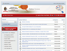 Tablet Screenshot of notices.ukzn.ac.za