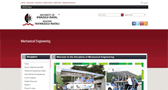 Desktop Screenshot of mecheng.ukzn.ac.za